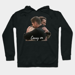 carry on sam and dean last hug scene in heaven supernatural finale Hoodie